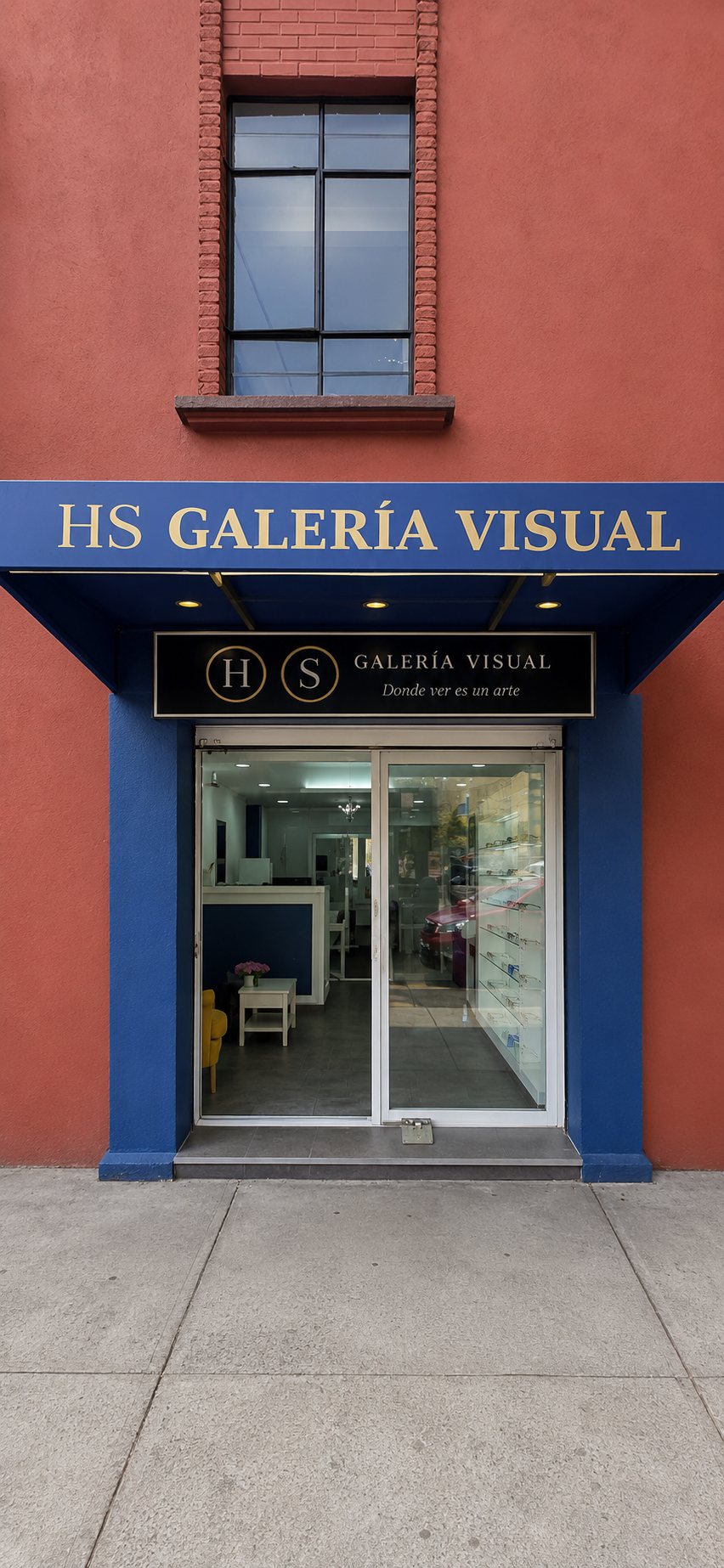 Fachada de HS Galería Visual, Heriberto Frías 501, Narvarte Poniente