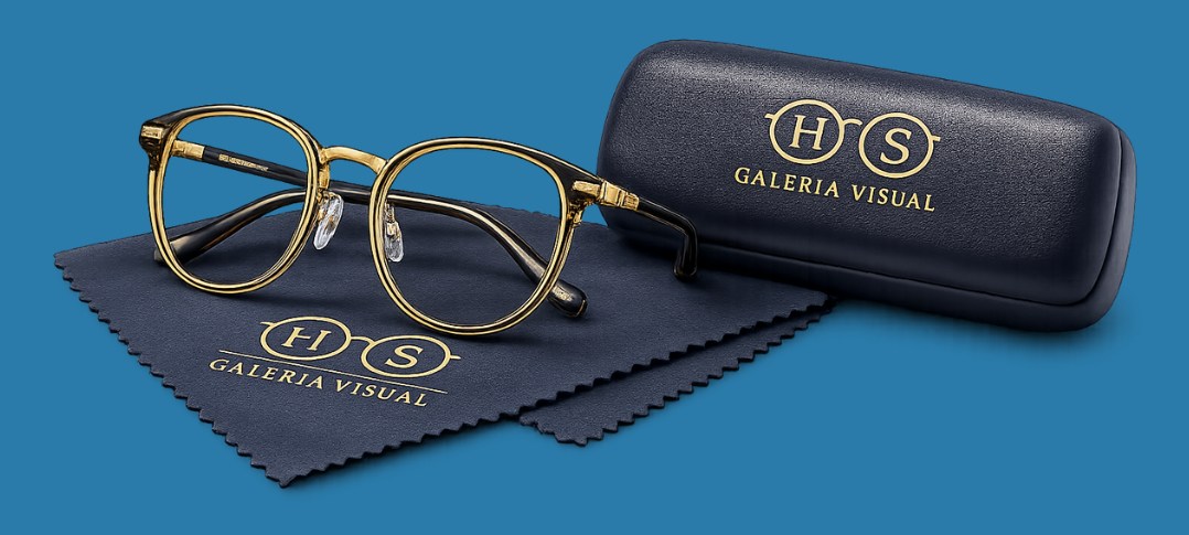 Armazón con su estuche, paño y estuche rígido, incluidos en tu compra