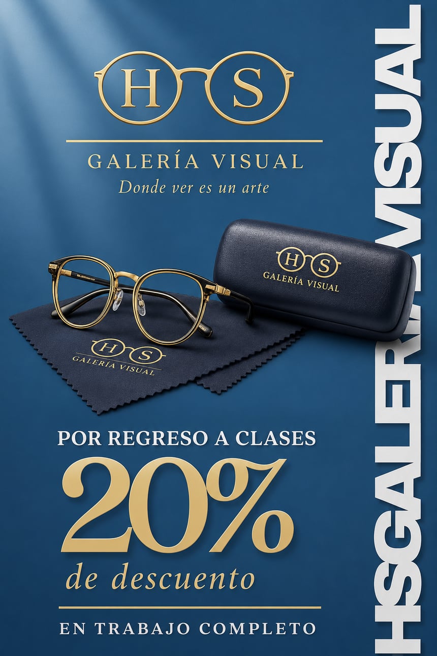 Por regreso a clases, 20% de descuento en trabajo completo en HS Galería Visual